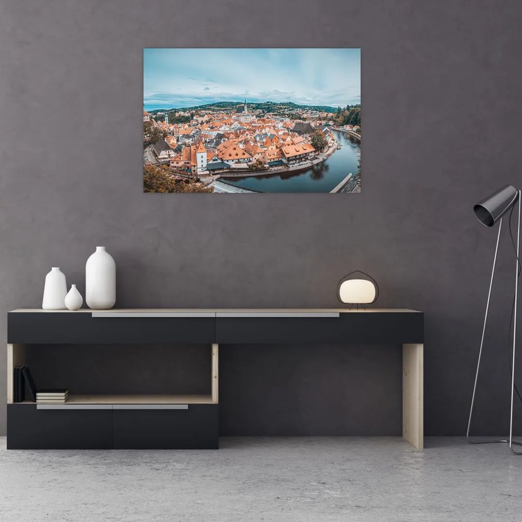 Tablou - Krumlov din Cehia (90x60 cm)