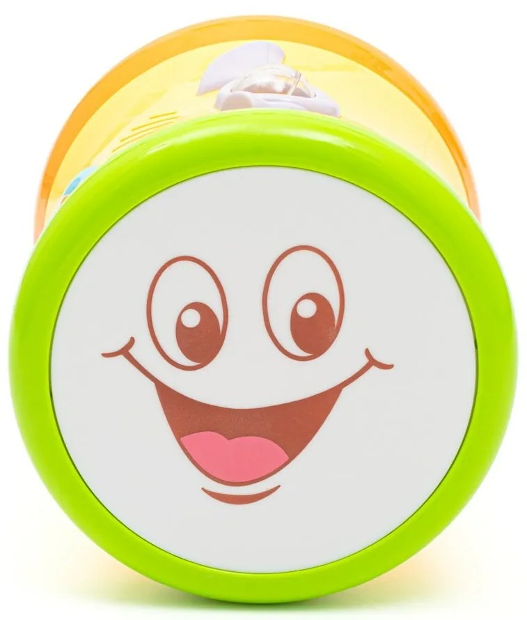 Tobă dinamică Baby Mix reversibil, galben