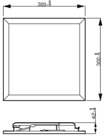 Plafonieră LED dimabilă SLIM SCENE SWITCH LED/12W/230V 2700K