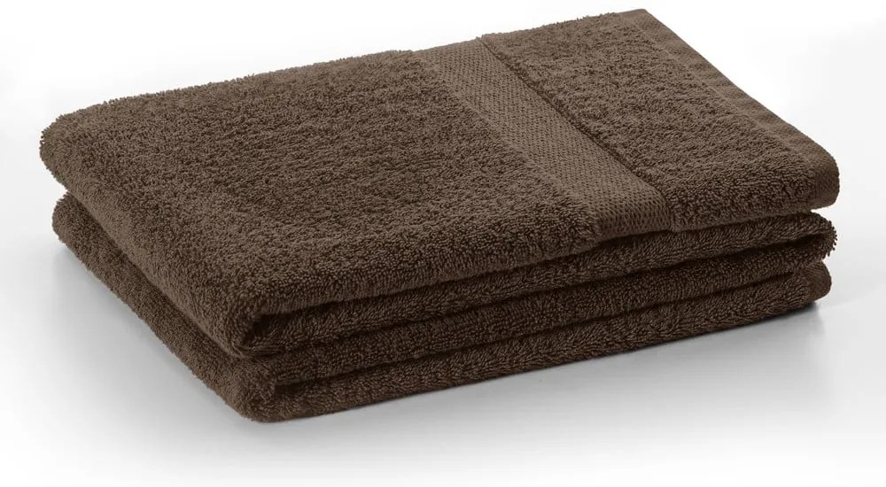 Prosoape de baie maro 10 buc. din bumbac din frotir Marina – DecoKing