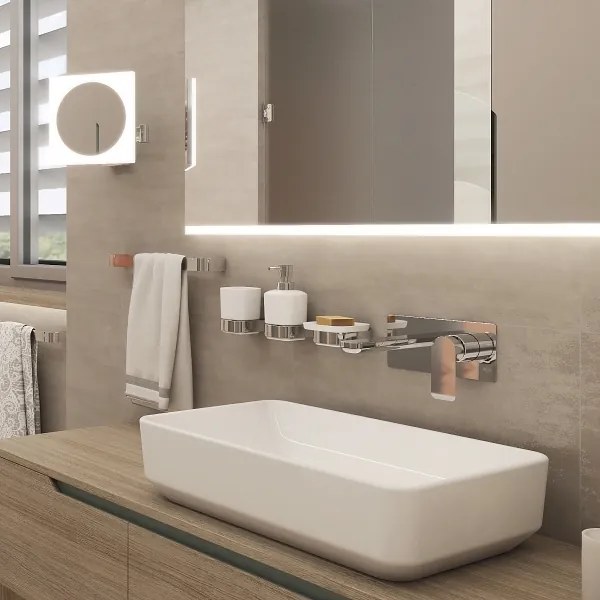 Dozator de săpun, suport de periuțe și cârlig de perete NIMCO NK set-31K-26 NIKAU