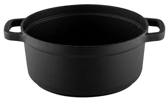 Cratita din fonta Muhler Tika MR-2448CI, 24x10,5 cm, 3,4 L, Inductie, Negru