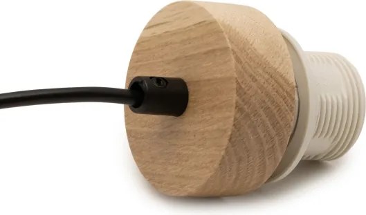 Brilagi - Cablu de alimentare PARTY 1xE27/60W/230V stejar