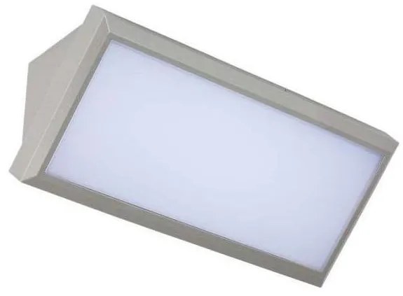 LED Aplica exterior 12W 230V 6400K IP65 gri