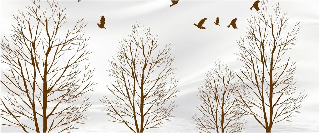 Tablou - Cerb lângă râu (120x50 cm)