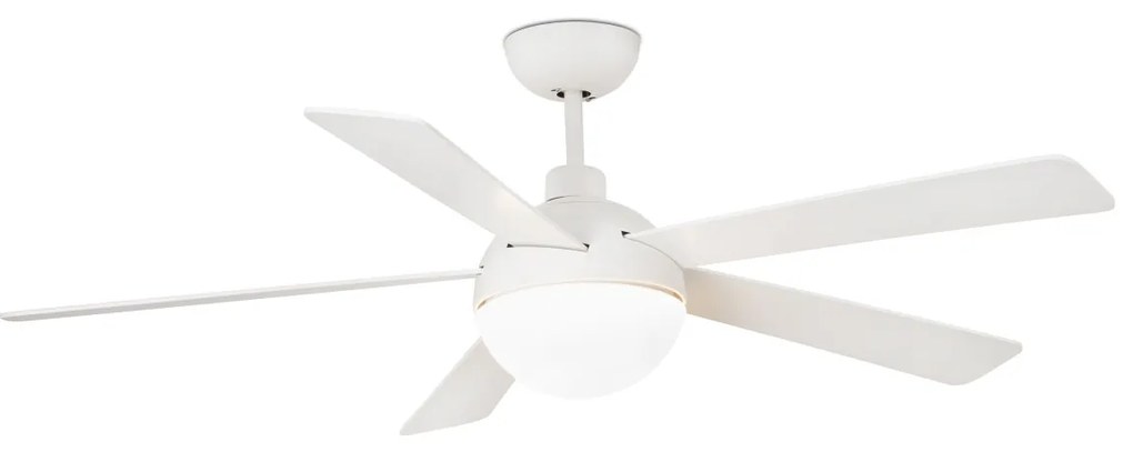 Lustra LED cu Ventilator si telecomanda design modern IZARO alb