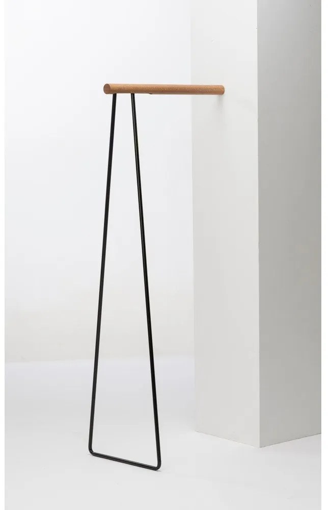 Suport pentru haine negru din oțel 65x150x45 cm – LIND DNA
