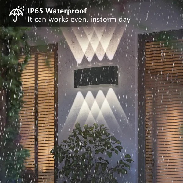 Brilagi - Aplica LED de exterior FLAREBOX LED/8W/230V negru IP65