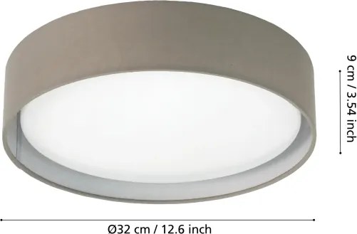 Eglo 31589 - Plafonieră LED PASTERI LED/11W/230V
