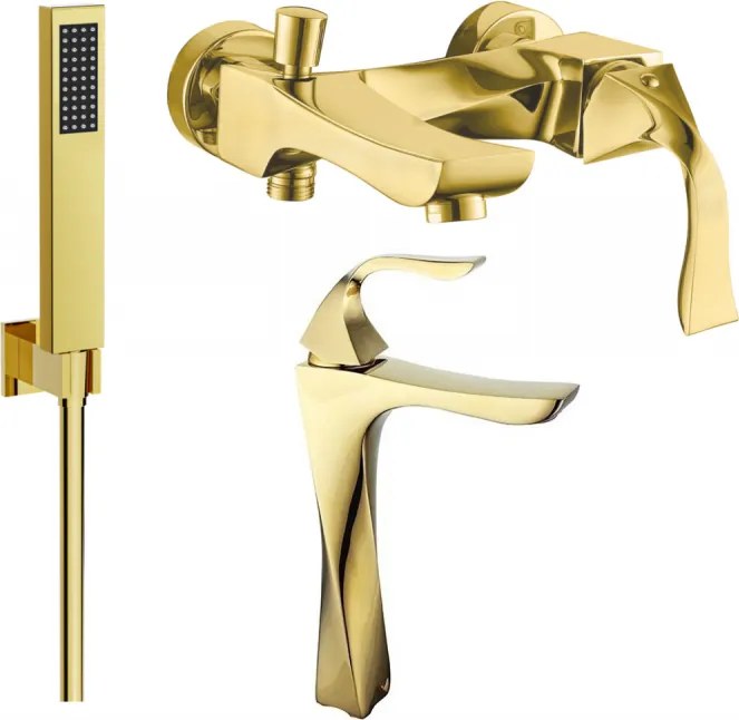 Mexen Estrella R02 set de baie, auriu - 72313R02-50