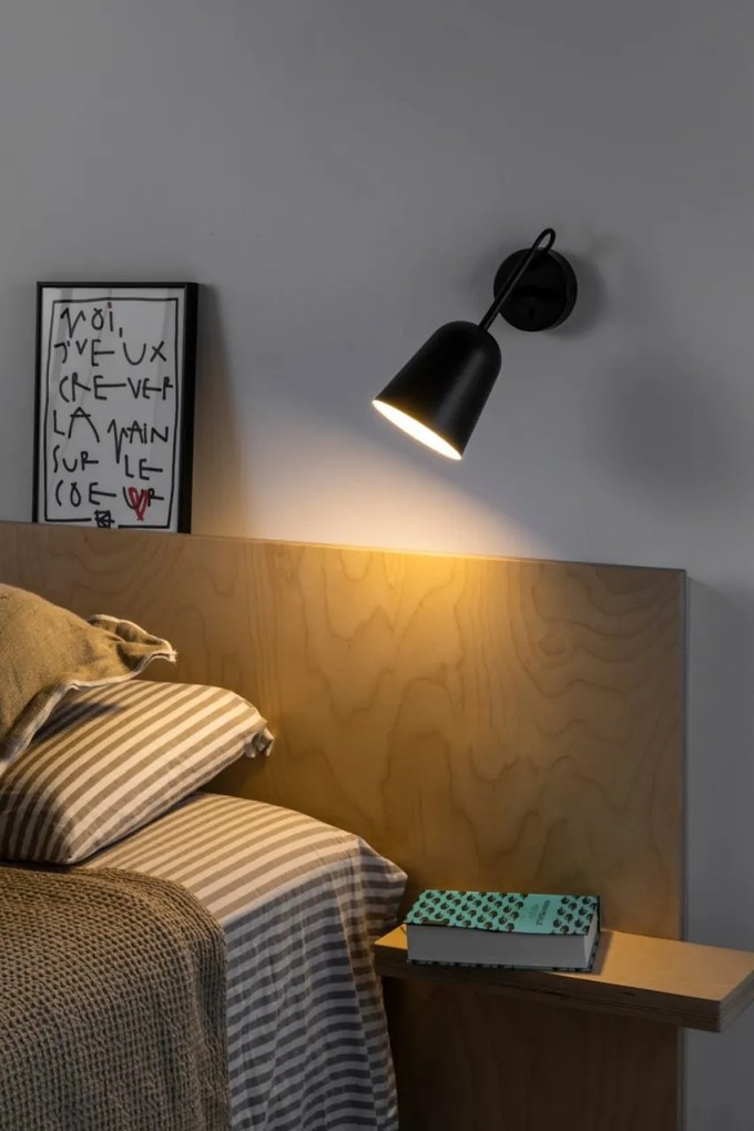 Aplica de perete design modern Studio negru