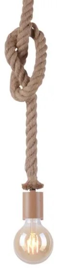 Lustră pe cablu DIY 1xE27/10W/230V maro Leuchten Direkt 13572-79