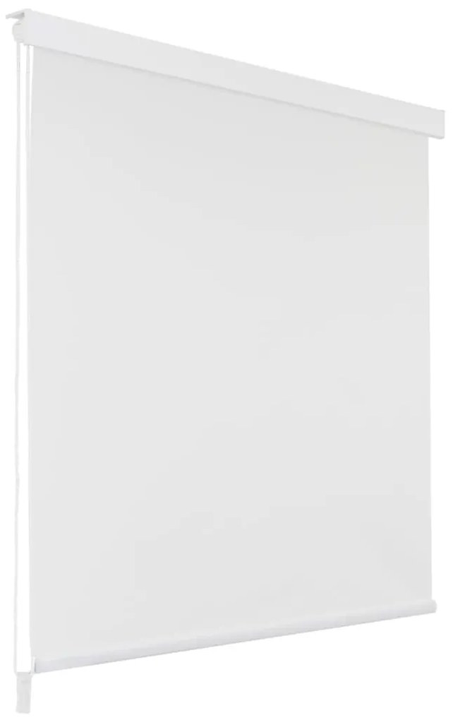 Roleta perdea de dus 140x240 cm Alb