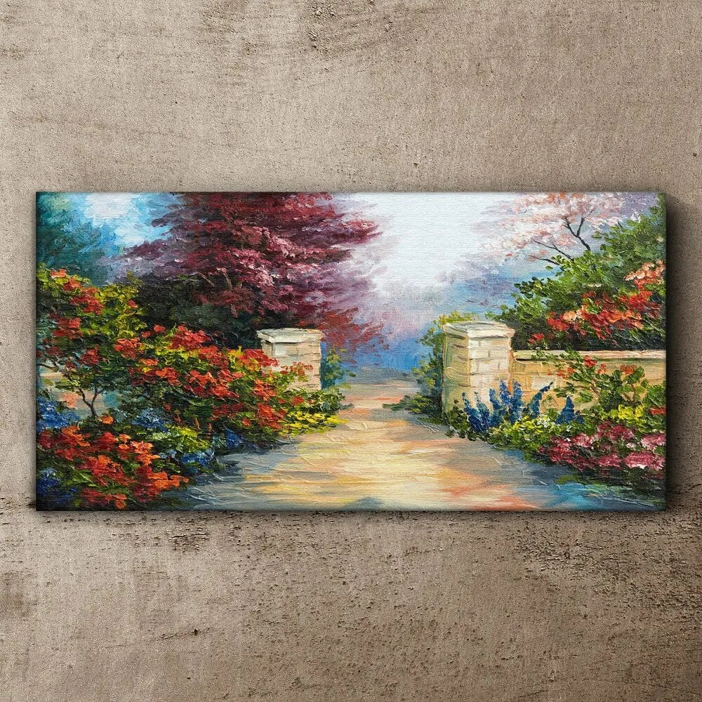 Tablou canvas perete cu flori de copac