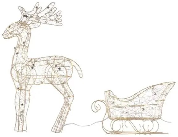 Decorațiune LED de Crăciun LED/3xAA alb cald