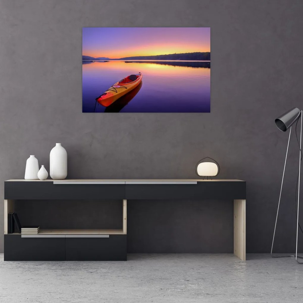 Tablou - Kayak pe lac (90x60 cm)