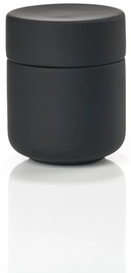 Borcan din gresie cu capac Zona UME, negru