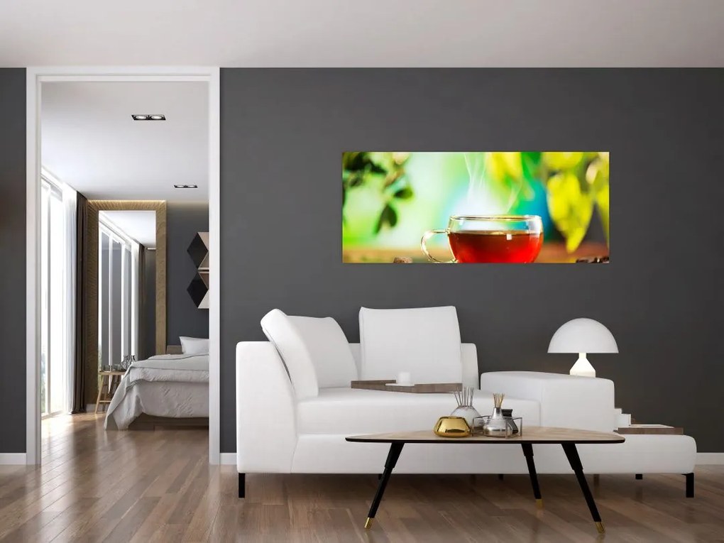 Tablou - Natura moartă, ceai (120x50 cm)