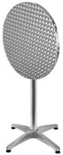 Deuba Masa de bar din aluminiu - Ø60 cm pliabila