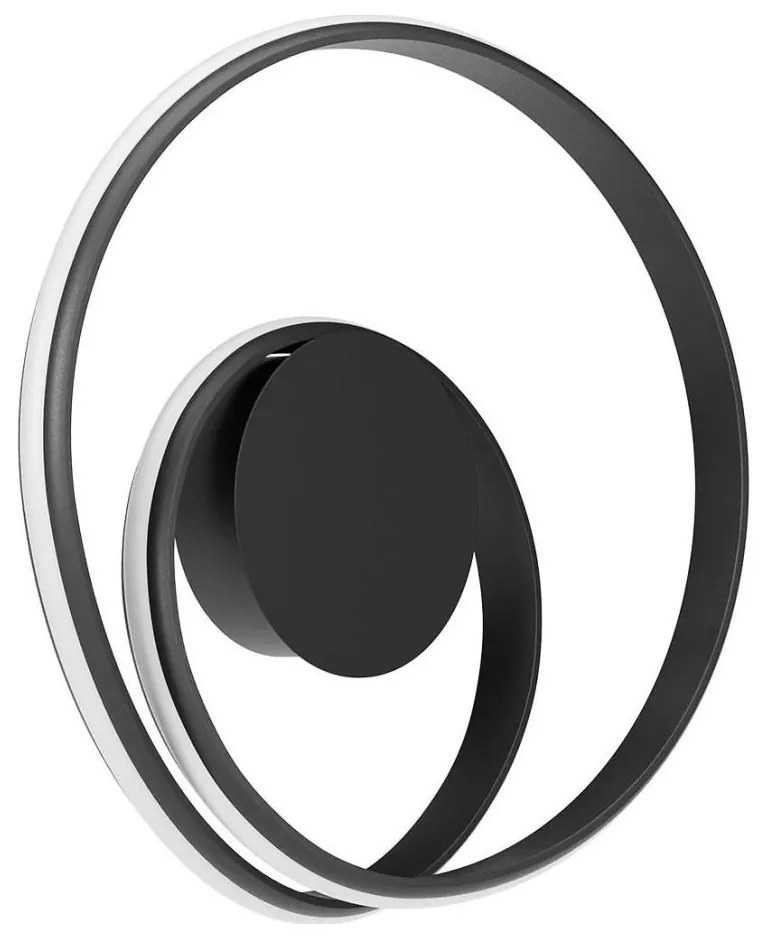 Redo 01-4356 - Aplică de perete LED reglabilă TORSION LED/30W/230V, neagră