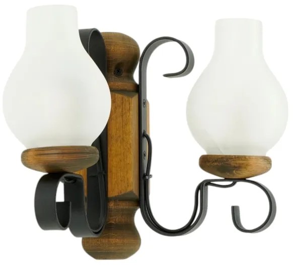 Aplică Brilagi RUSTIC 2xE14/40W/230V fag/nuc