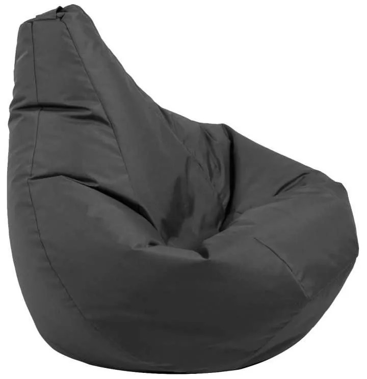 Fotoliu puf copii, Nirvana Light Pufrelax, Material Impermeabil - Gri inchis