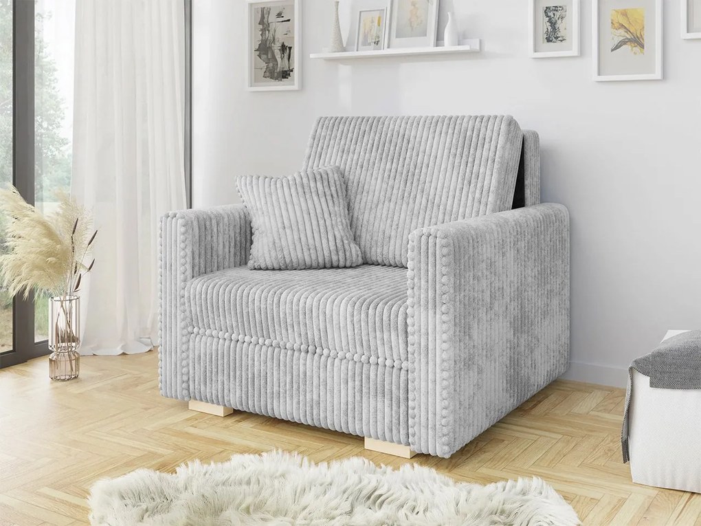 Fotoliu extensibil Clovea Pano I (Gri deschis) (cu sp. depozitare). Promo -17%. 1105668