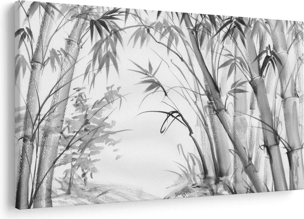 Tablou - Pădure de bambus (90x60 cm)