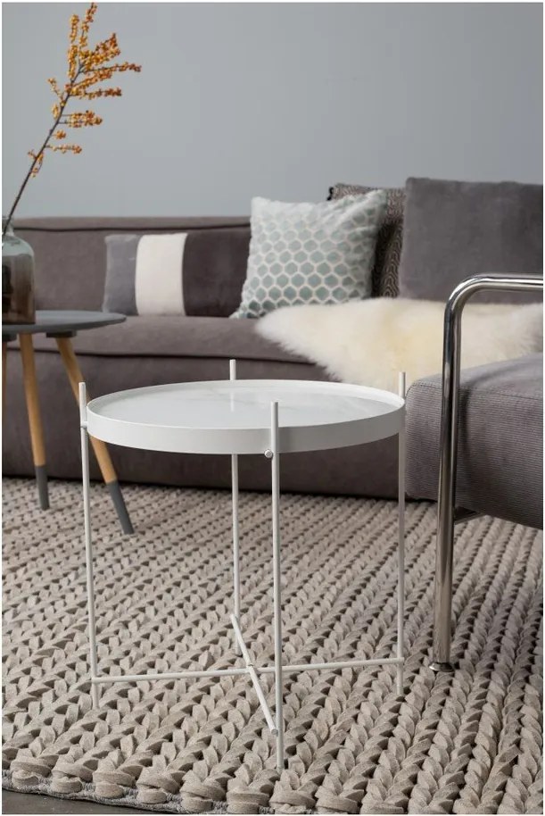 Măsuță Zuiver Cupid, alb