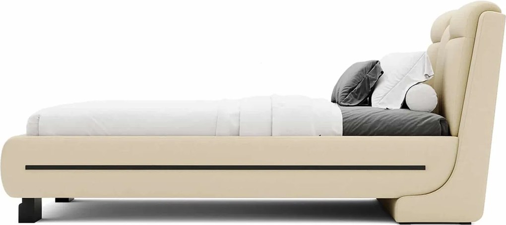 Pat Avant Tapitat cu Saltea 120/140/160/180x200cm - 140x200