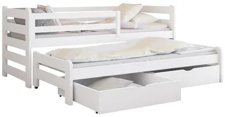 Pat pentru copii 80 cm Palkana (pin) (cu somieră) (cu sp. depozitare). 1103321