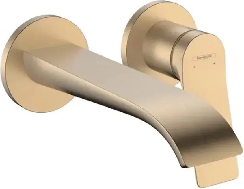 Baterie lavoar incastrata Hansgrohe Vivenis finisaj bronz periat 19.2 cm fara corp ingropat