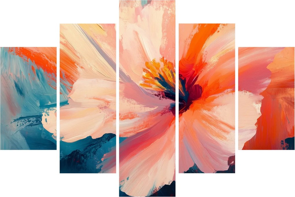 Tablou - Floare pictată (150x105 cm)