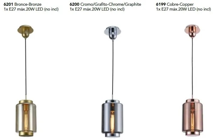 Pendul modern design decorativ JARRAS Xs crom