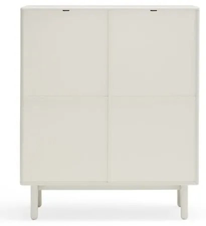 Comodă crem 100x120x40 cm Corvo – Teulat