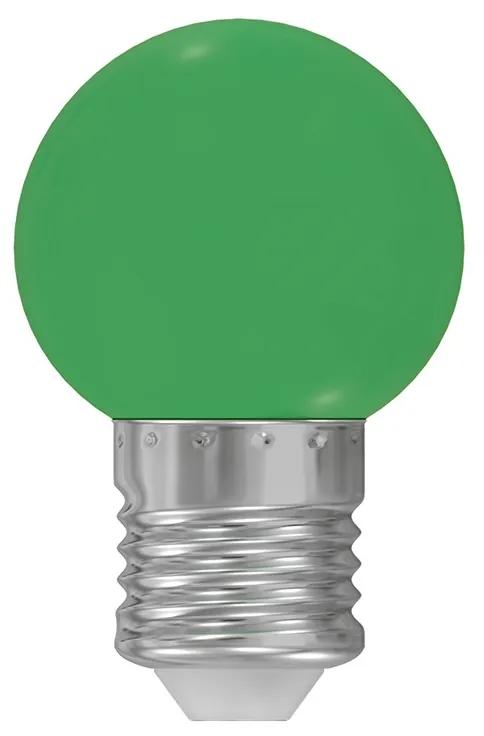 Bec cu LED E27/1W/230V verde 5500-6500K
