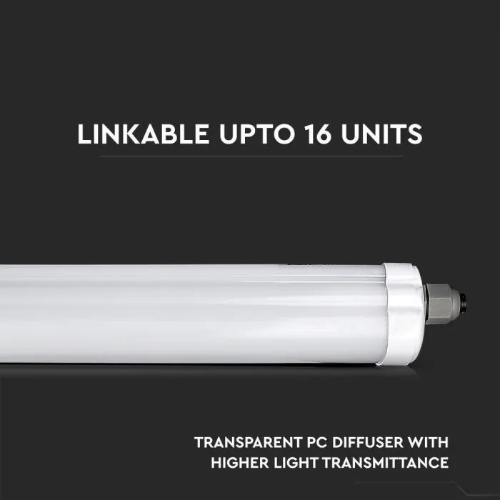 Corp de iluminat etans, 18W, lumina rece(6500K), 2160 lm, IP65, V-TAC