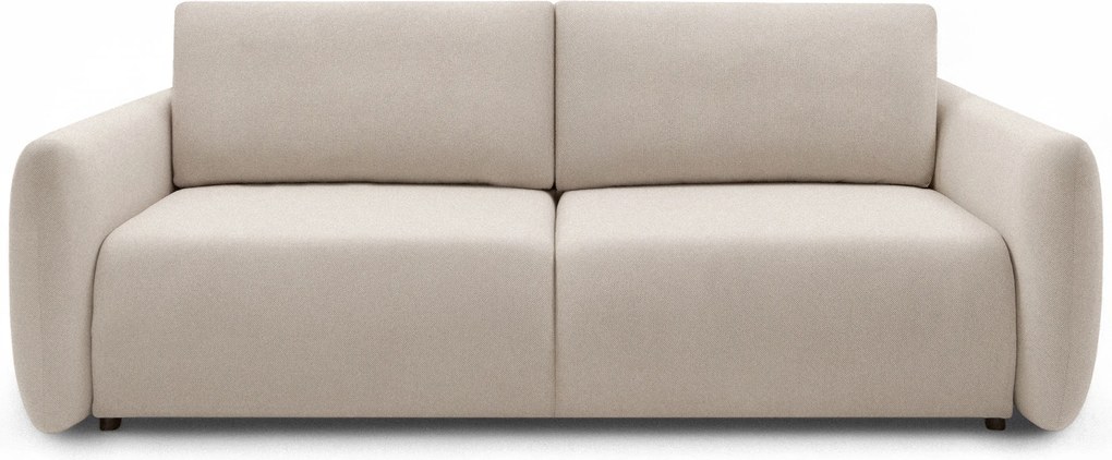 Canapea extensibilă Calma - tricot bej hidrofob Curio 09