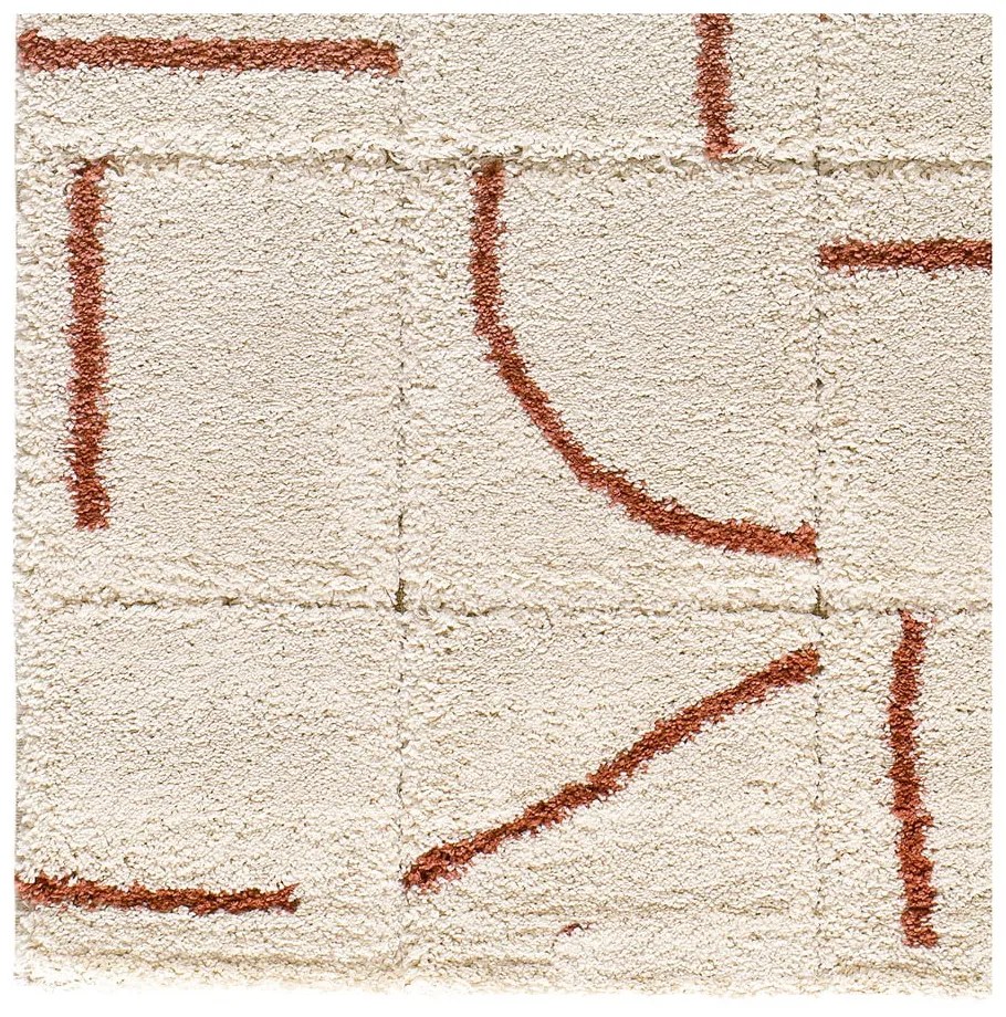 Covor cărămiziu-crem 80x150 cm Brenda – Universal