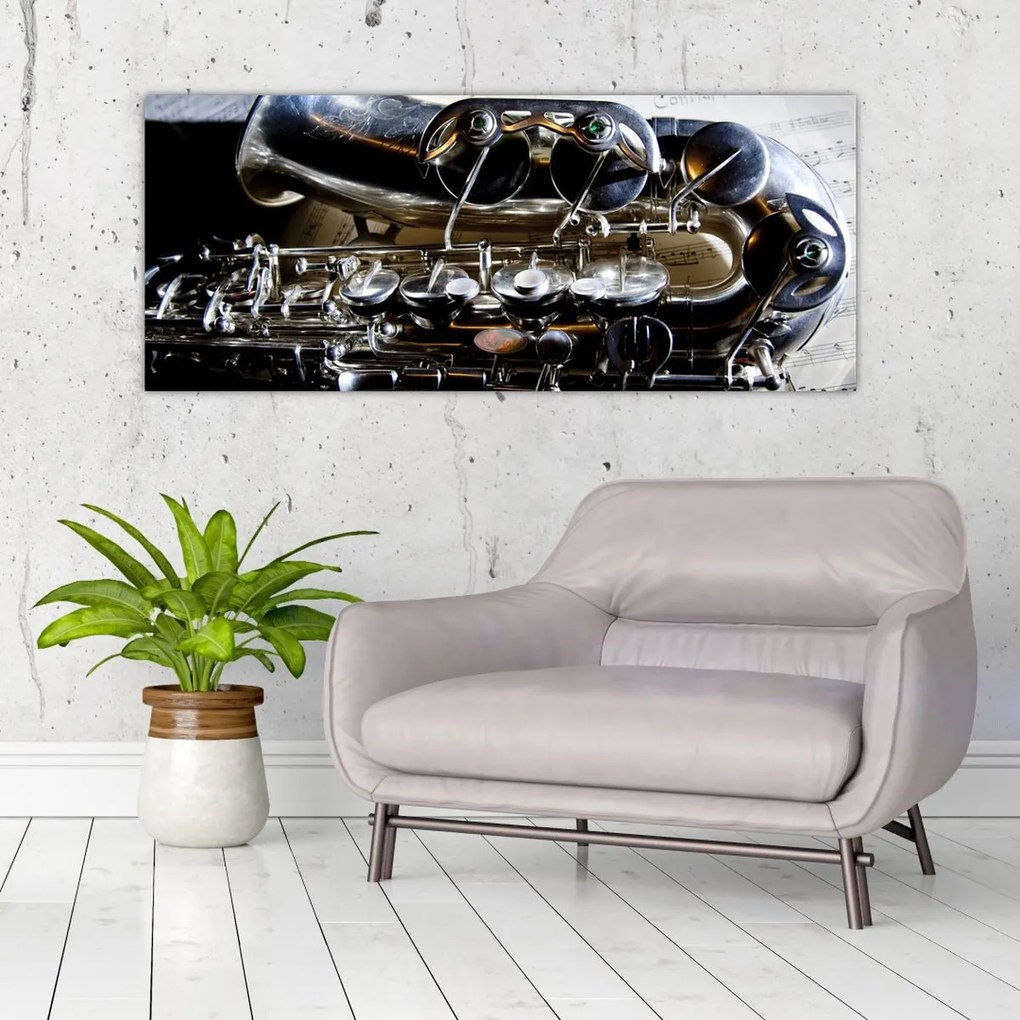 Tablou - Saxofon (120x50 cm)