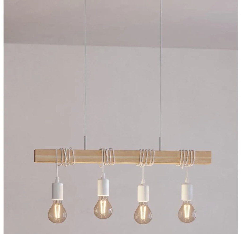Lustră pe cablu Eglo 43704 TOWNSHEND 4xE27/60W/230V
