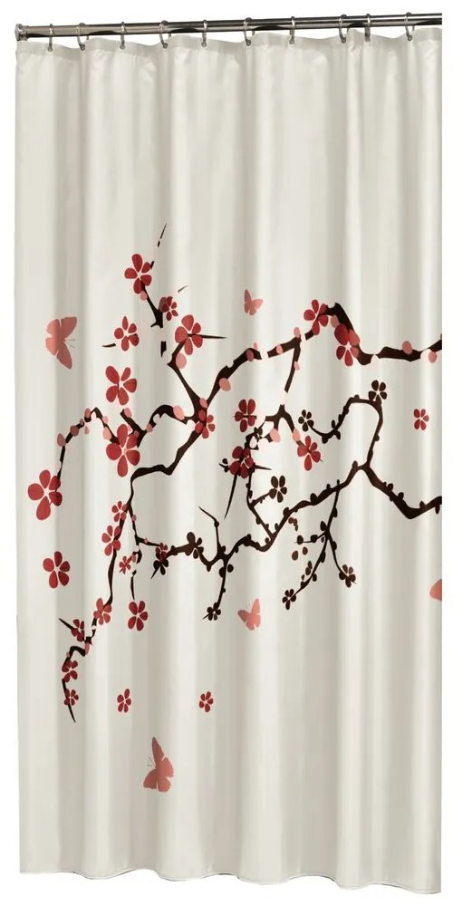 Sealskin Blossom perdea de duș 200x180 cm alb-multicolor 233451359