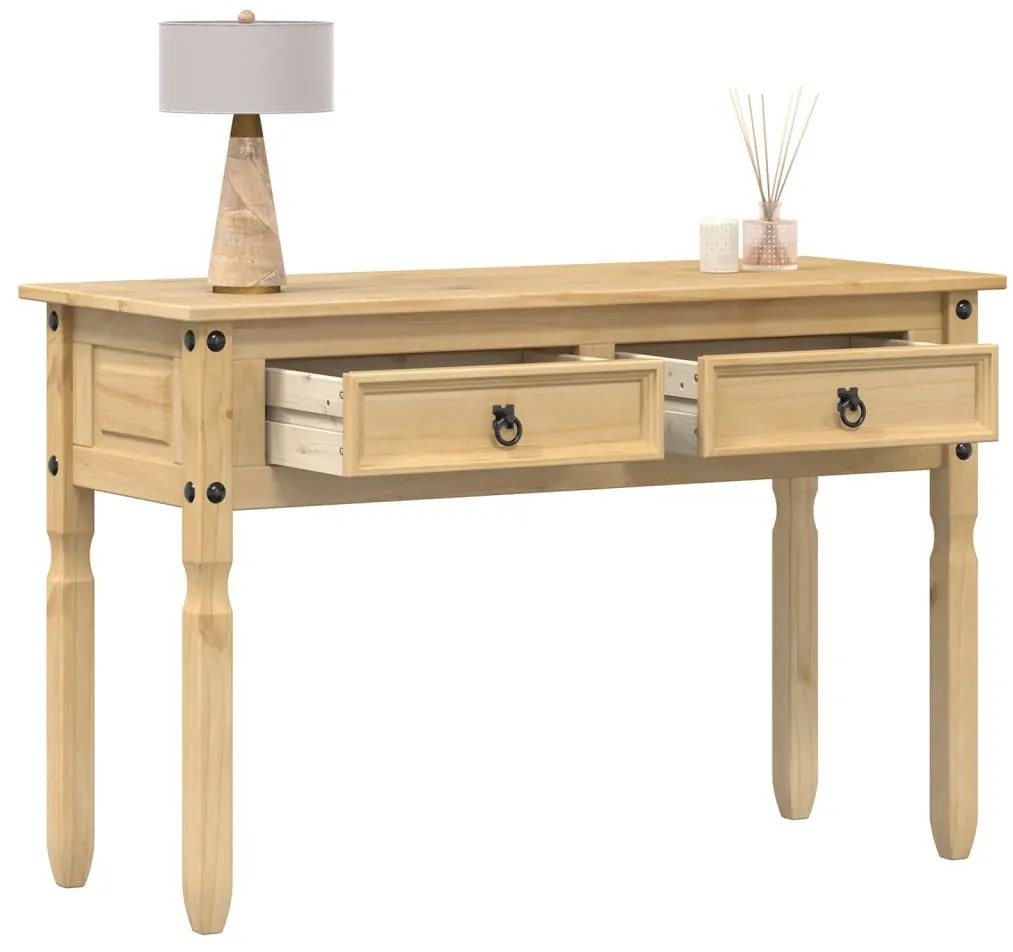 vidaXL Măsuță consolă &quot;Corona&quot;, 115x46x73 cm, lemn masiv de pin