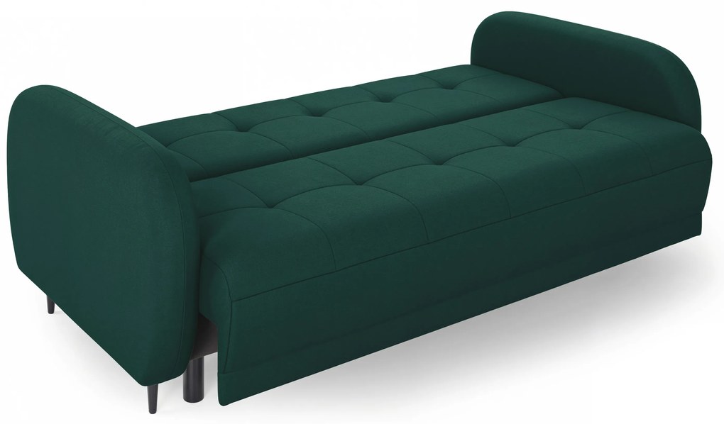 Canapea extensibilă Linda - verde catifea Trinity 28