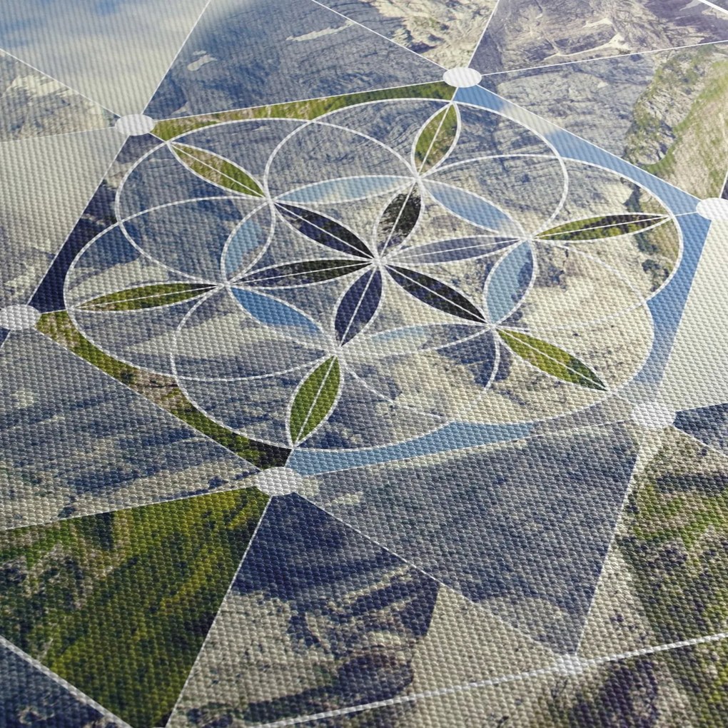 Tablou - Model geometric (120x50 cm)