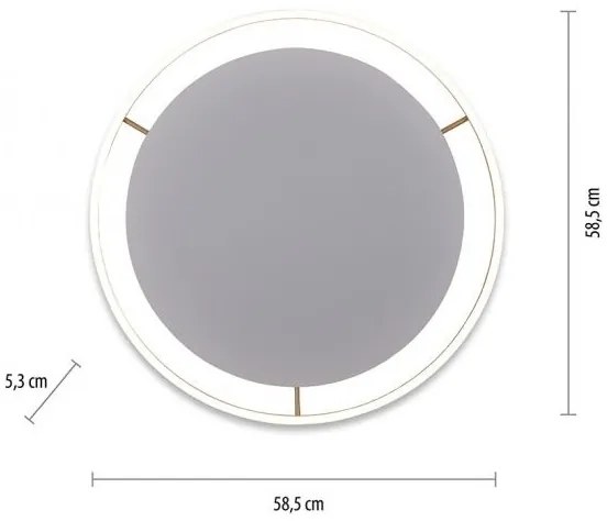 Plafonieră LED dimabilă RITUS LED/28W/230V Leuchten Direkt 15392-60