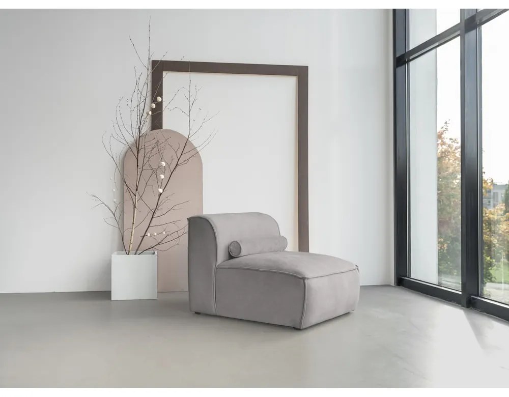 Modul pentru canapea gri deschis (de mijloc) Flex Felix – Miuform