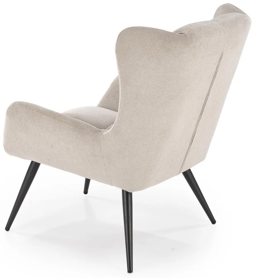 Fotoliu Byron stofa bej H92 cm