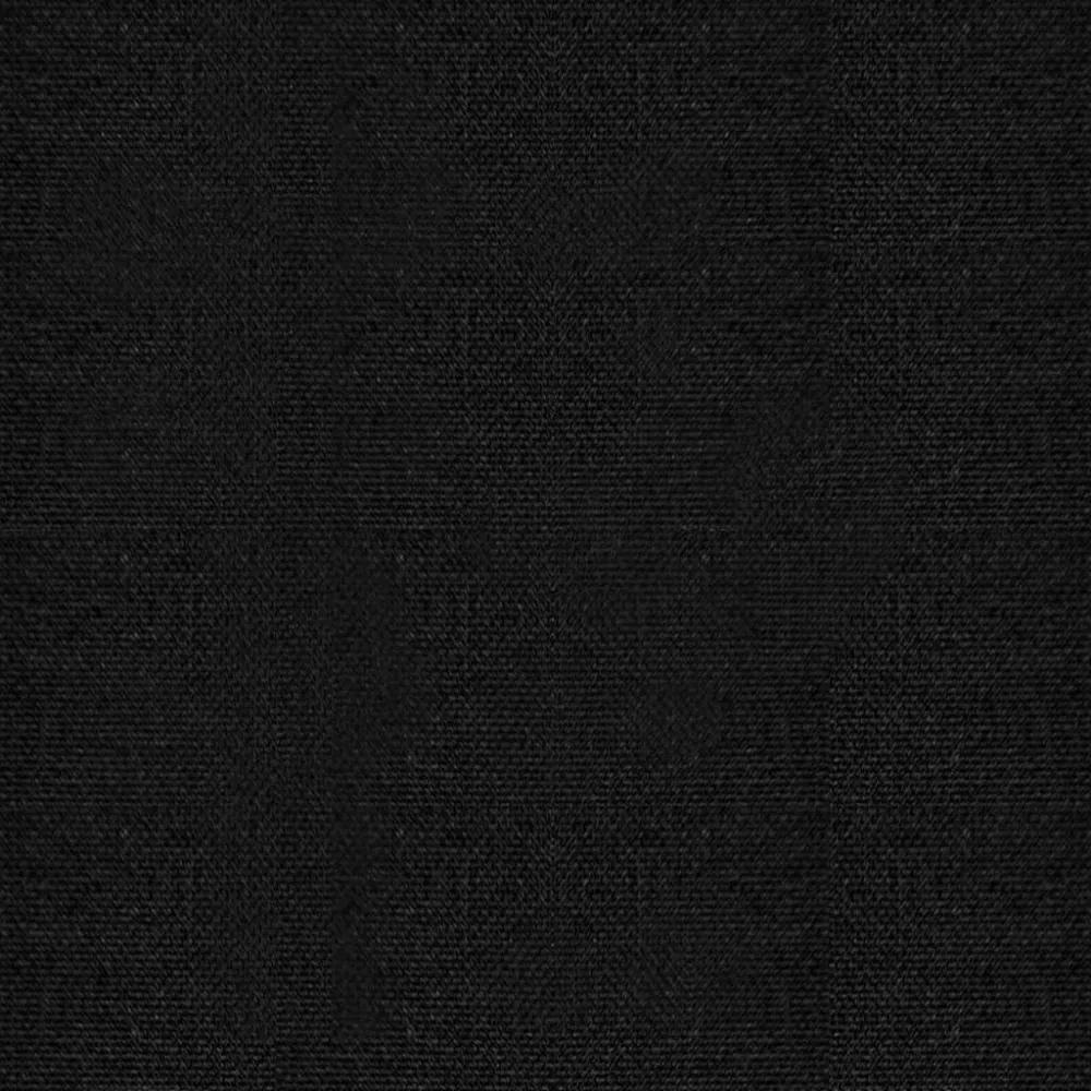 Perdele negre simple atârnate pe inele Lungime: 250 cm