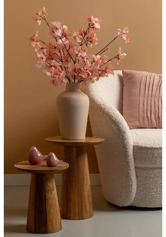 Măsuță auxiliară rotundă din lemn masiv de mango ø 30 cm Force – Leitmotiv